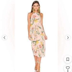 Privacy Please x REVOLVE Floral Lehunt Maxi Dress in Ballet Size Large